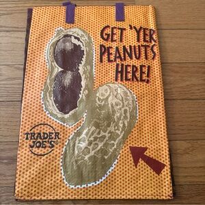 Trader Joe’s Mystery Bag Reusable Grocery Tote Bag Peanut Bag NWT